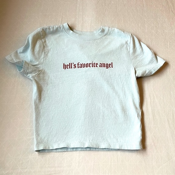 UO Hells Favourite Angel Baby Tee - Picture 2 of 6